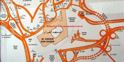 नक्शे के misfalah मक्का नक्शा