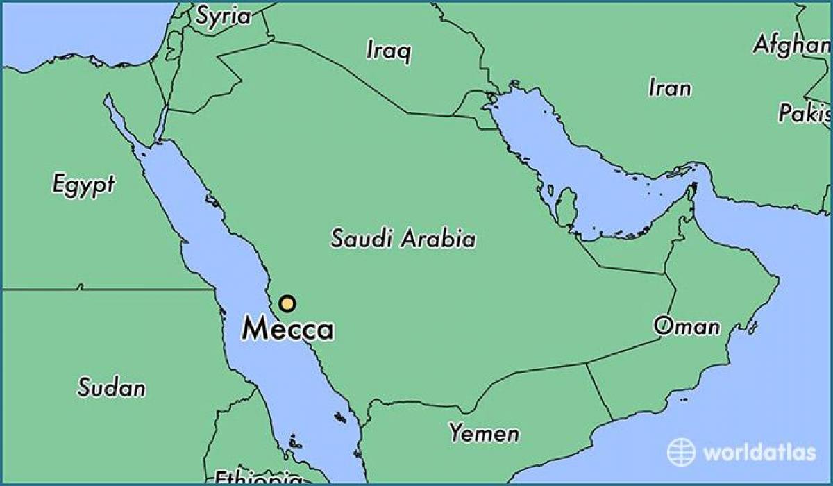 मक्का शहर के नक्शे